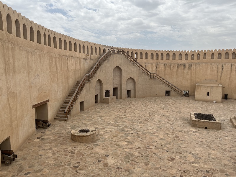 V pevnosti Nizwa Fort